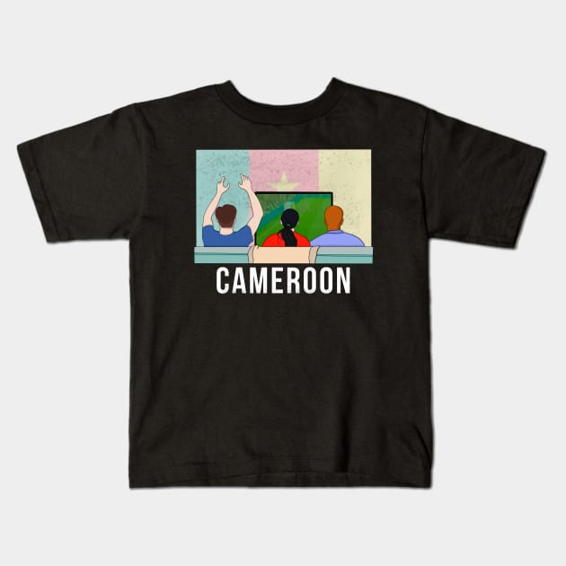 Cameroon Fans Kids T-Shirt by DiegoCarvalho